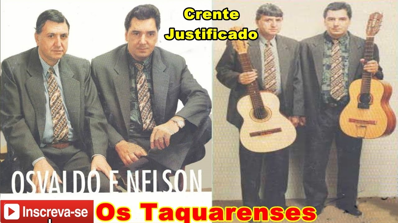 Os Taquarenses (Osvaldo e Nelson) - Crente Justificado Lp (Disco de Vinil)