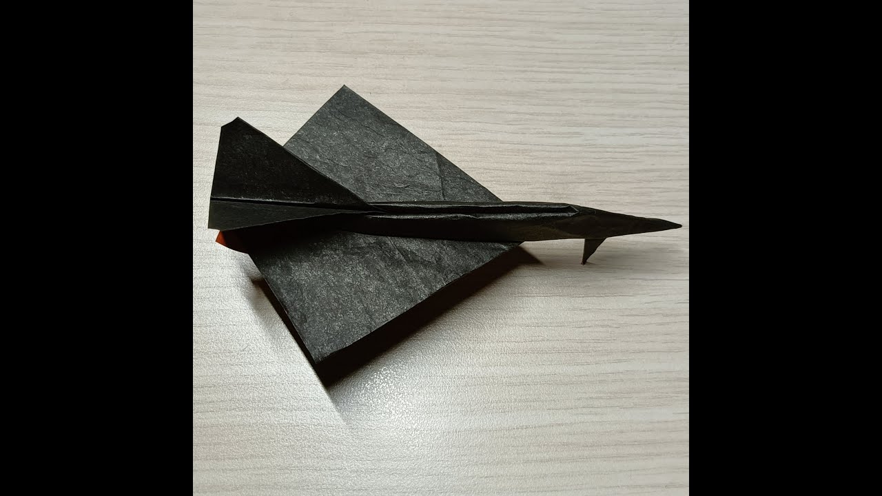 origami diamondback alpha fighter jet design by jayson merrill