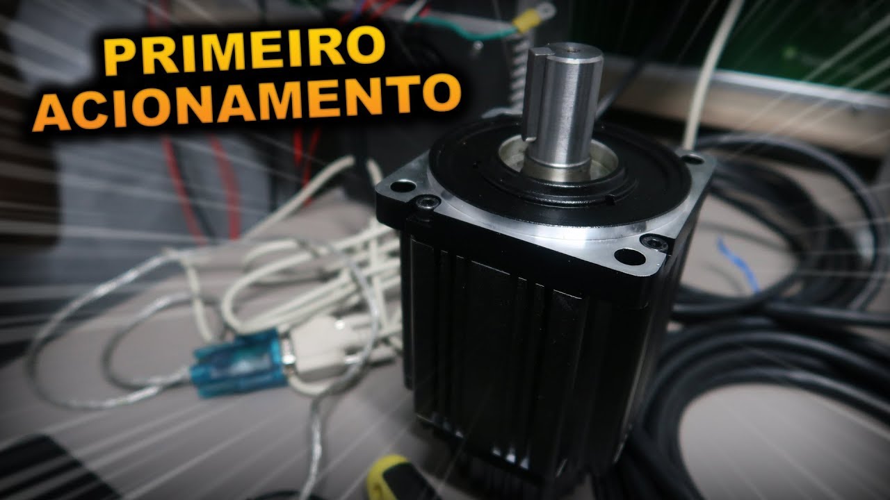 Realizando o Primeiro Acionamento! SERVO ACIONAMENTO! #02