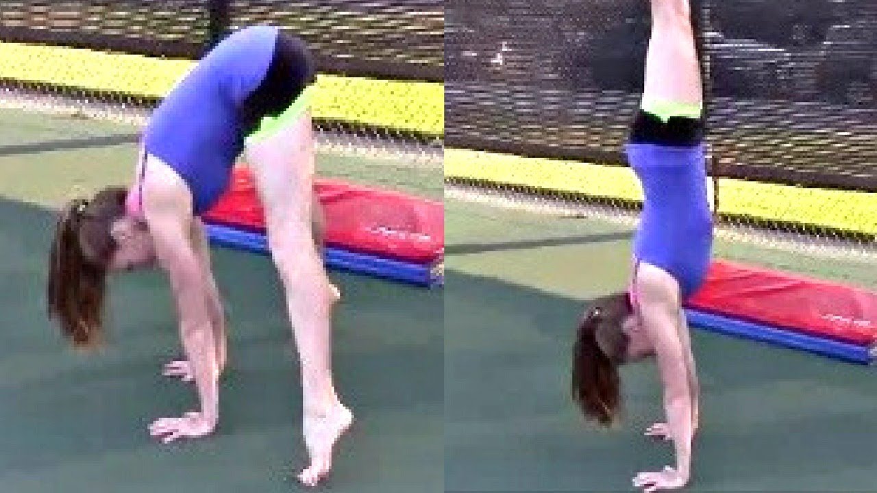 How To Do A Straddle Press Handstand From A Stand With Coach Meggin! (Drills Included)