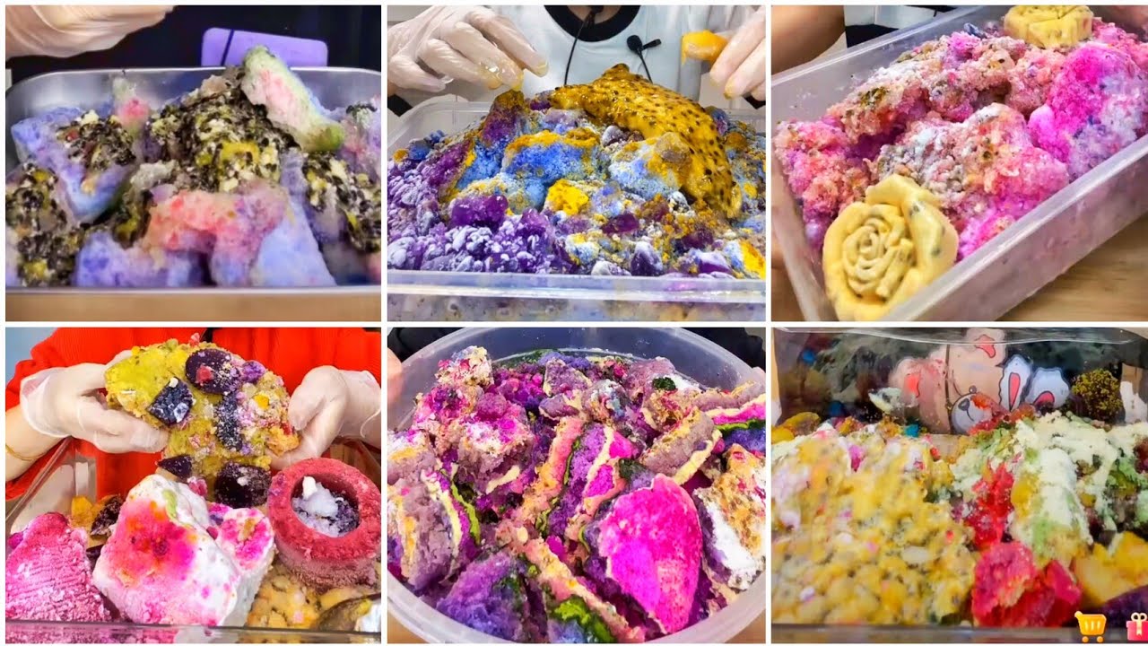 YY || SATISFYING MESSY ICE BOWLS pt-2 || ONLY BITES || Ice Shop👾