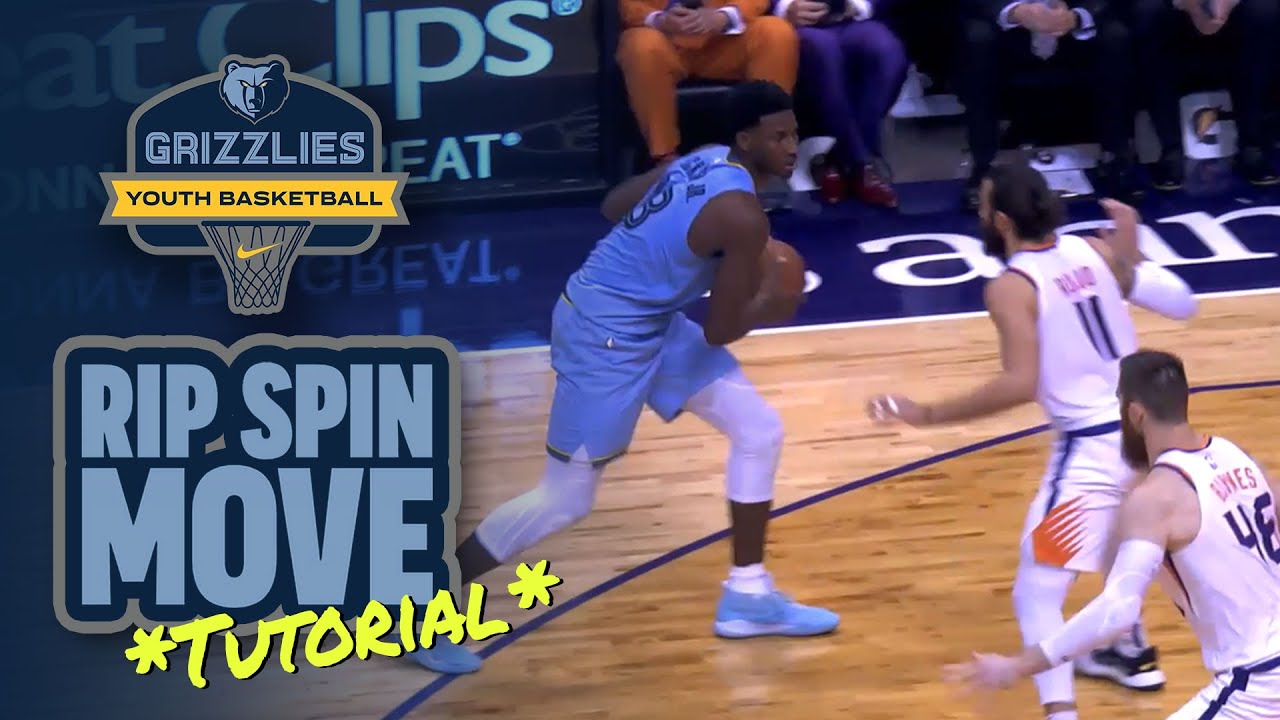 Rip Spin Move Tutorial (Mid-Post Pivot) - Basketball Skills and Drills