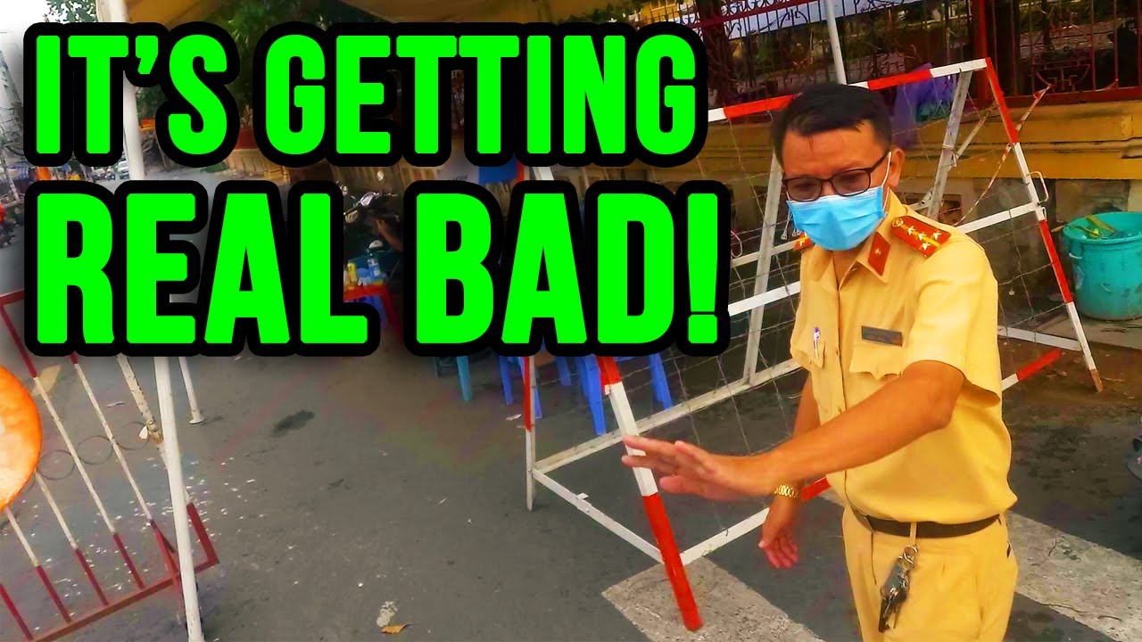 Heaviest LOCKDOWN Ever Seen in Saigon, Vietnam