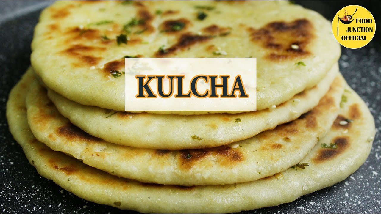 Kulcha Recipe | Homemade Kulcha Without Oven | Food Junction Official