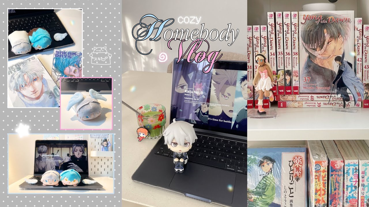 УЮТНЫЙ ДОМОСЕРДНЫЙ ВЛОГ ☆ сижу дома, убираюсь в комнате, тяну булочки, смотрю аниме