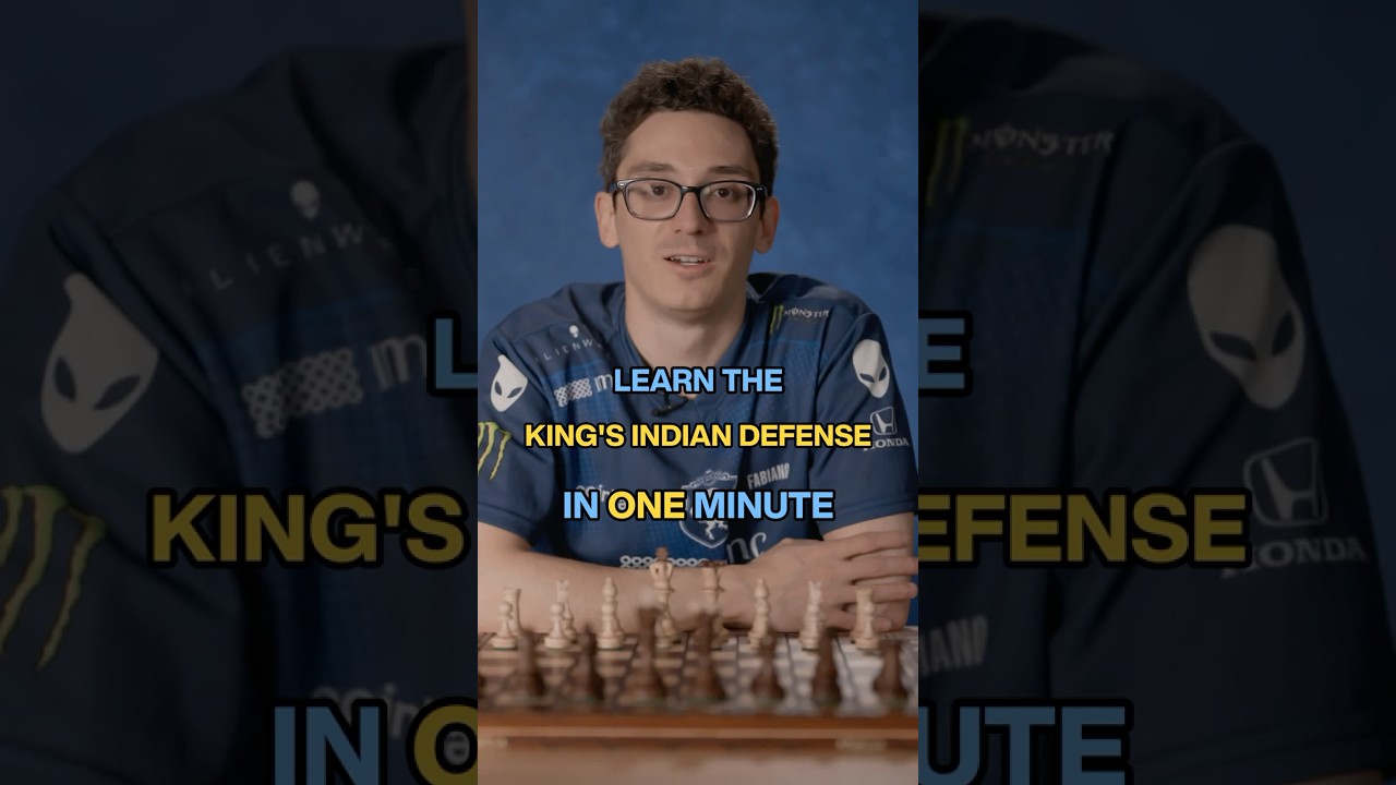 Learn the King's Indian Defense in 1 Min #chess #fabianocaruana #shorts