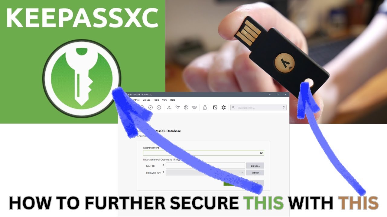Как использовать Yubikey с KeePassXC