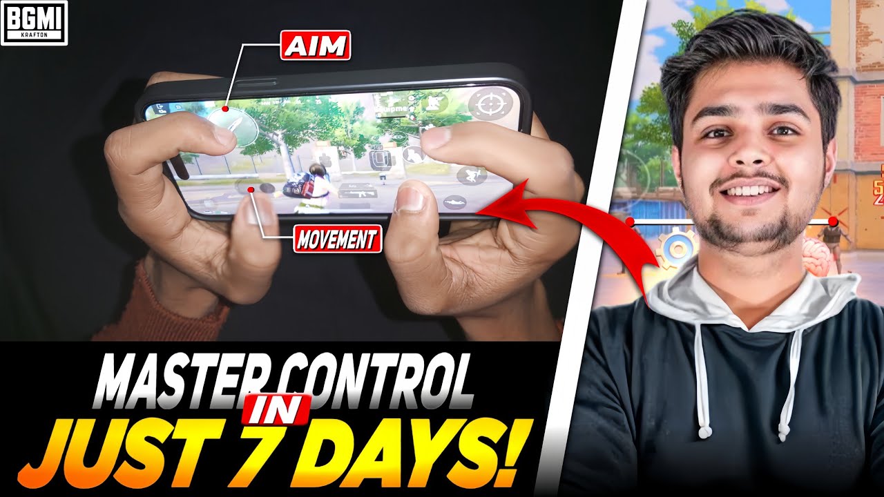 🔥 How To Master Any Control In Just 7 Days || Control Settings In pubg/bgmi tips & tricks #bgmi