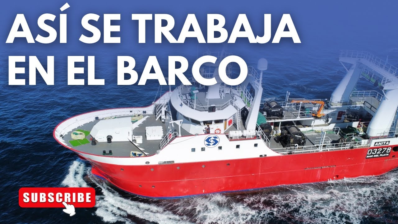 Pesca y procesado de merluza | boat tour | trawl fish