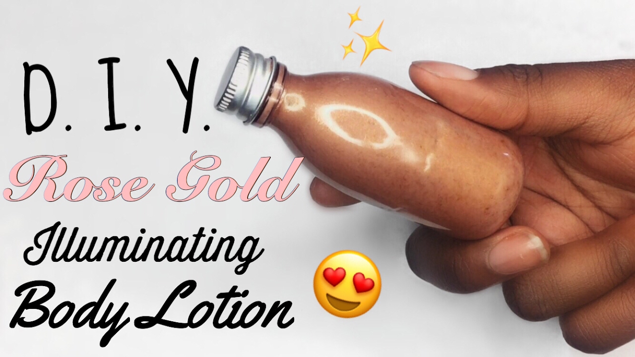 DIY Rose Gold Illuminating Body Lava 🌺 ItsJustLife Victoria