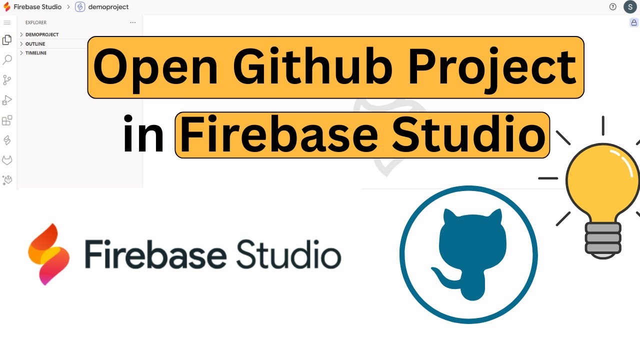 Как открыть проект Github в Firebase Studio (пошаговое руководство)