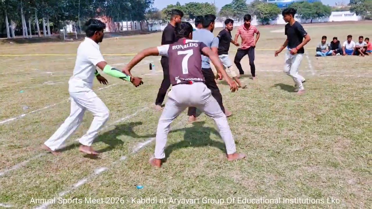 Annual Sports  Meet 2026 - Kabddi Game at Aryavart Group Of Educational Institutions Lucknow 