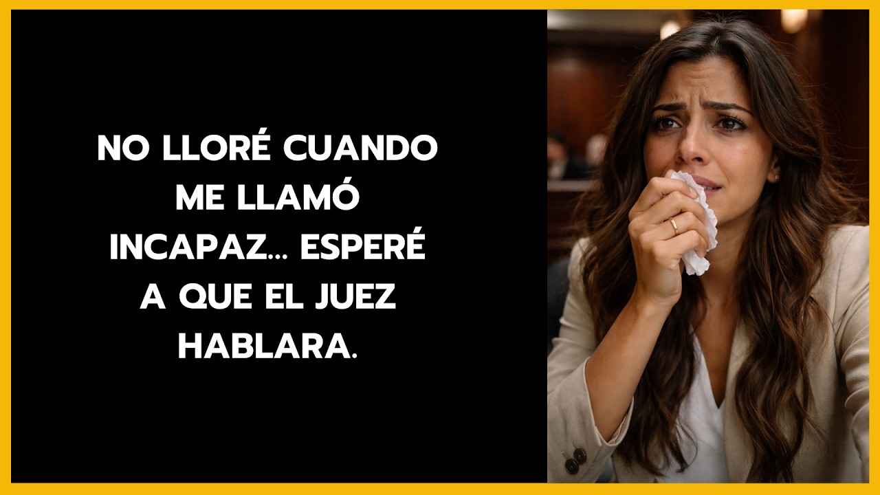 En el tribunal mi ex gritó “Eres una madre incapaz” — el juez leyó un documento y todo calló..