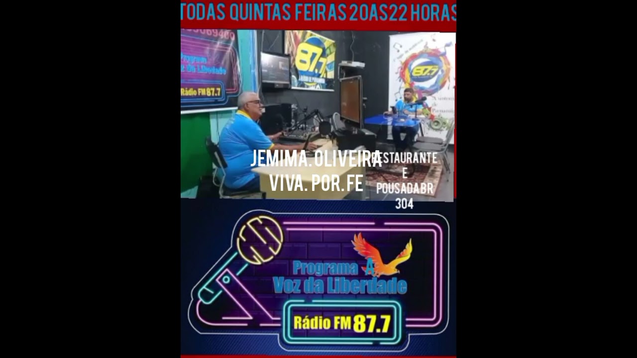 Programa a voz da liberdade com irmão Luiz Bezerra 