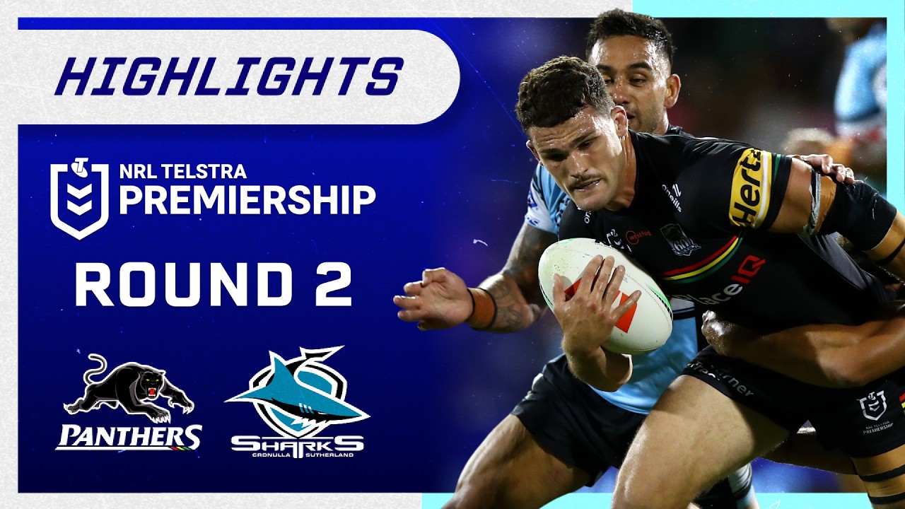 NRL Highlights: Panthers v Sharks - Round 2 | NRL on Nine