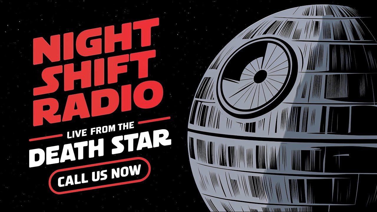 Night Shift Radio: Live From The Death Star! | Star Wars Bedtime Stories | ASMR & Relaxing Ambience