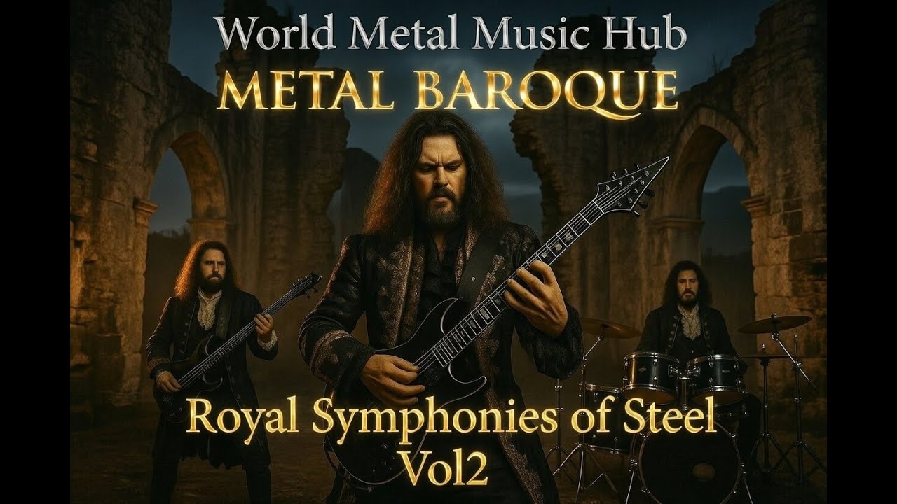 🔥METAL BAROQUE COMPILATION - Royal Symphonies of Steel Vol.2 - #rock #guitar #metal #piano #violin