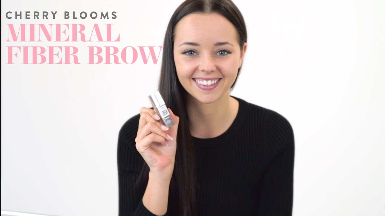Cherry Blooms Mineral Fiber Brow Application