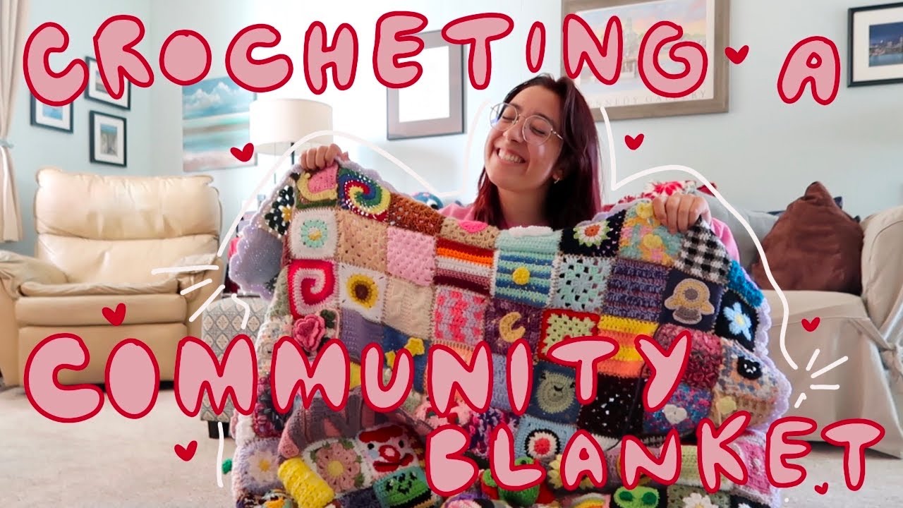 crocheting a blanket with my followers??? // community blanket