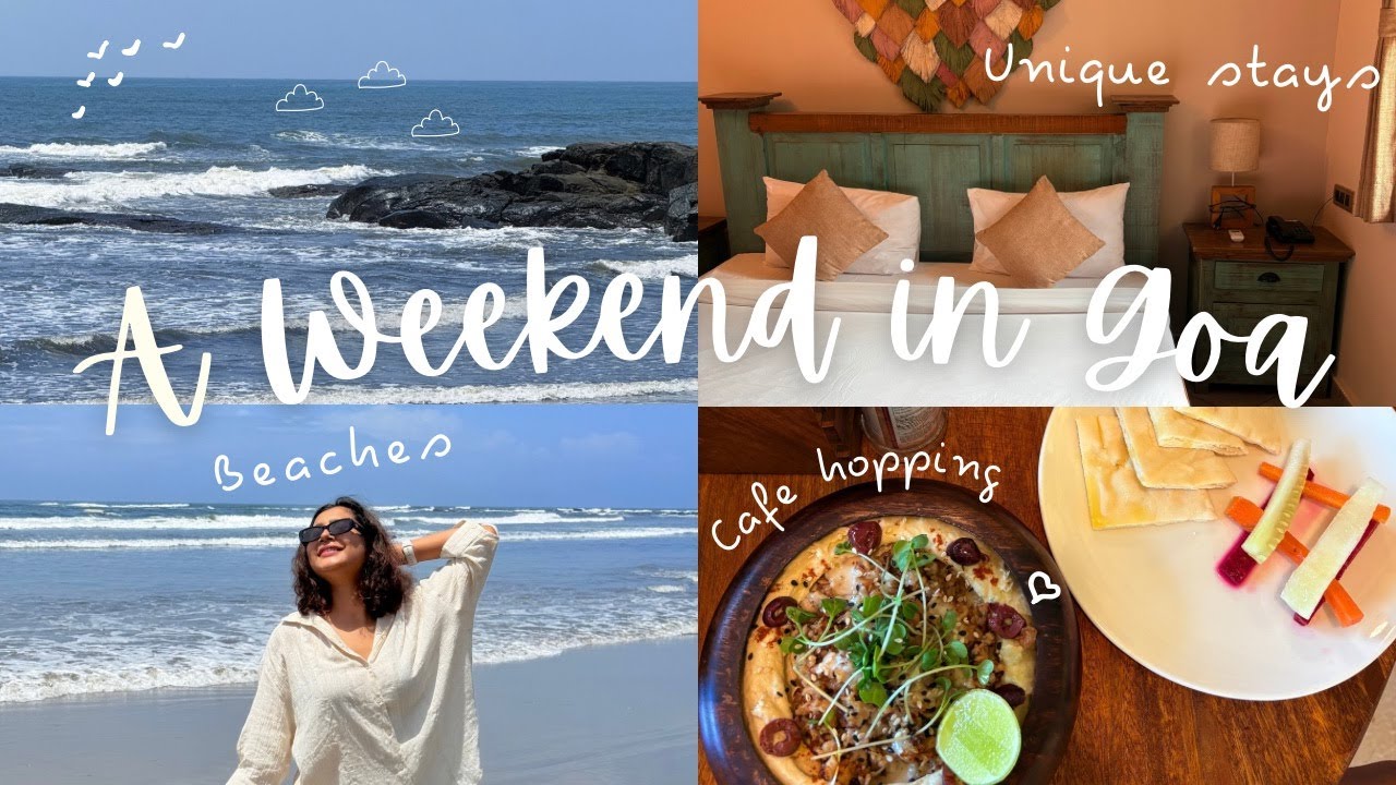 Weekend in Morjim & Vagator 🌴 | Goa Vlog with Cafe Hopping, Unique Stays & What We Spent