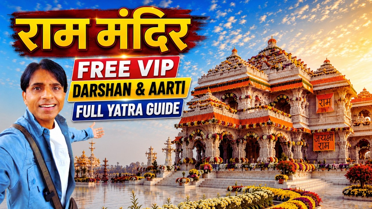 राम मंदिर अयोध्या 🚩 | Ram Mandir VIP DARSHAN & Aarti | Ayodhya Darshan Travel Guide 2026 | Ayodhya 