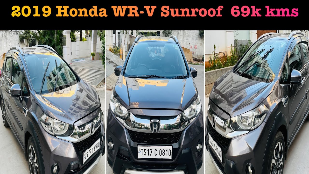 Honda WR-V 2019 69,000kms For Sale|Secondhand Car Sales in  Hyderabad|Vechile  Sales in Telangana