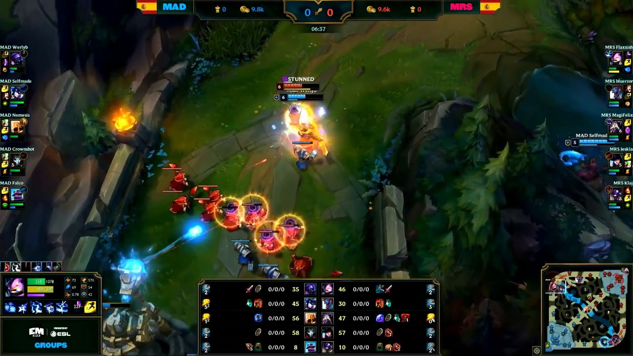 MAD Lions vs Movistar Riders @ EU Masters Groups Day 1