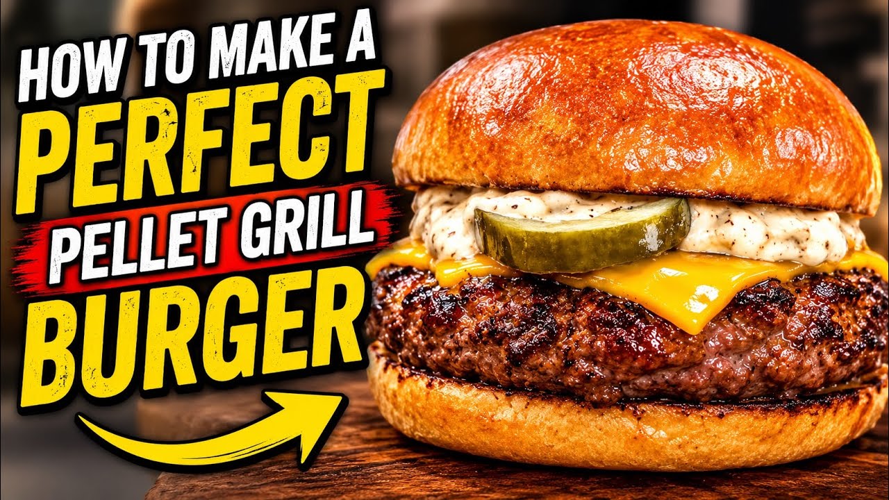 4K Burger | How to make a PERFECT Burger 🍔 on a Pellet Grill | Camp Chef Woodwind Pro 36 | Dry-Aged
