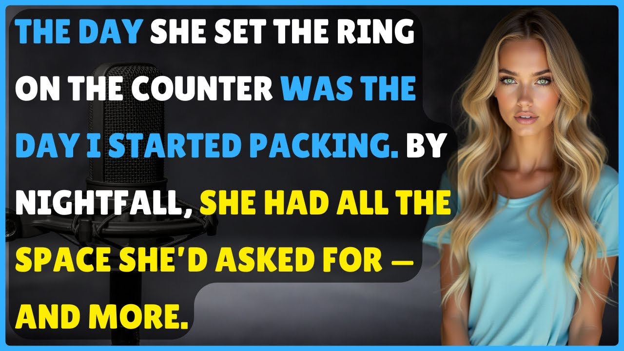 The Moment She Set the Ring Down, I Began Packing—By Evening, Her Wish Became Reality
