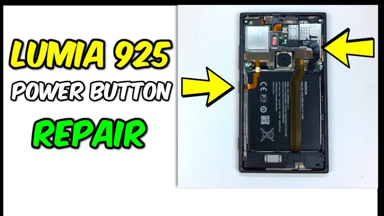 Lumia 925 Power Button and Battery Replacement
