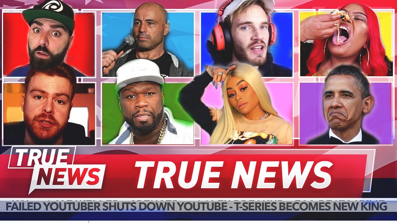 ПРАВДИВЫЕ НОВОСТИ! YouTube-обвал, Джо Роган, PewDiePie, 50 Cent, Барак Обама