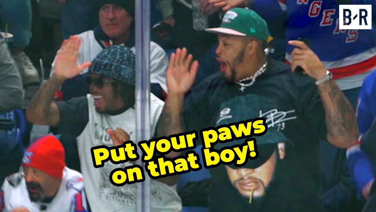 Buffalo Bills' Dion Dawkins & KJ Hamler Mic'd Up Behind the Glass at Sabres-Rangers 🎤