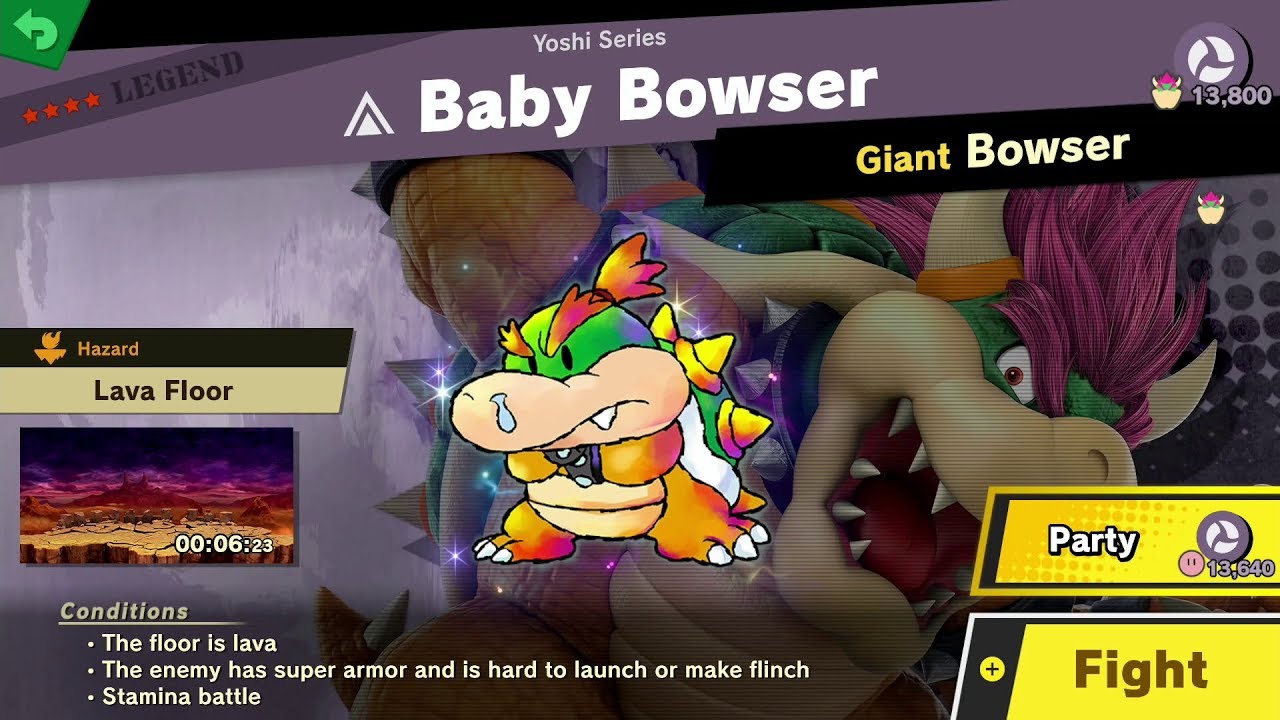 301. Baby Bowser - Fair Spirit Battle - Super Smash Bros. Ultimate