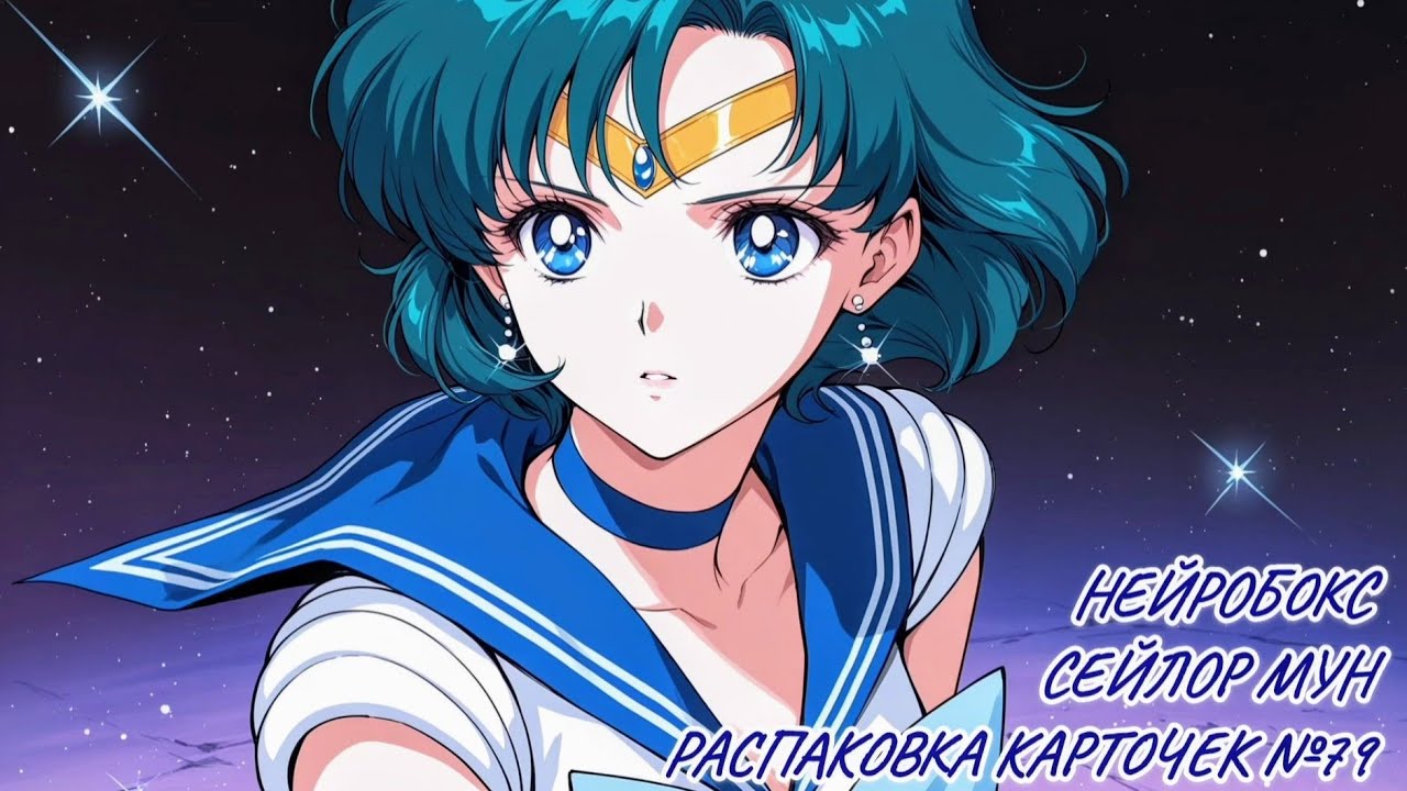 Неспешная болтливая распаковка №79. Нейронный бокс. Распаковка коллекционных карточек по Сейлор Мун