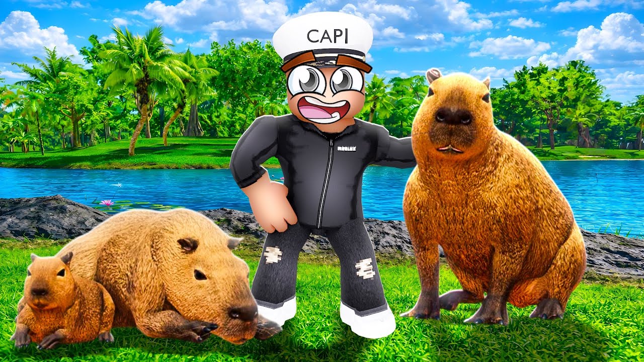 JUNGLE LIFE of a CAPYBARA in ROBLOX