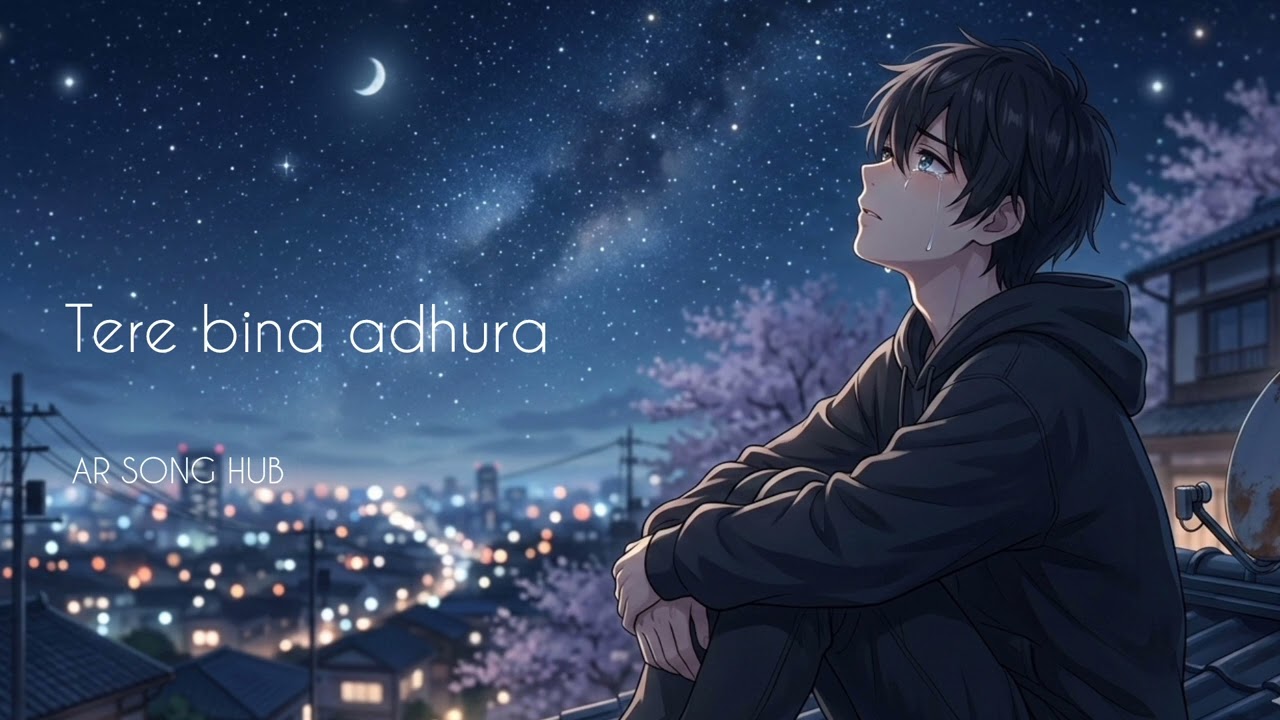 Late Night Sad Vibes 💔 Realistic AI Song | Tere Bina Adhura | Feel The Pain