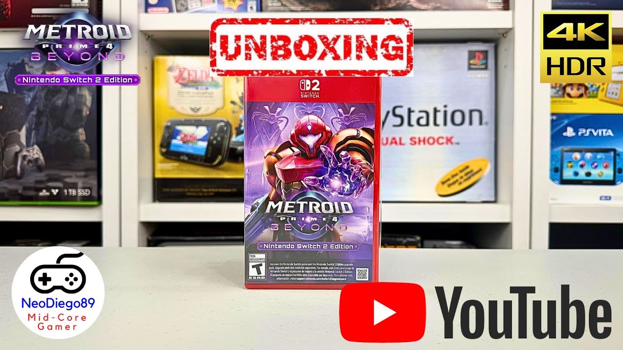Metroid Prime 4: Beyond [Switch 2] - Unboxing