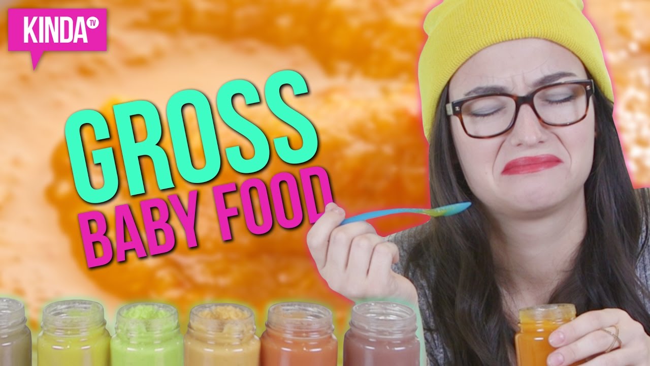 GROSS BABY FOOD CHALLENGE | KindaTV ft. Natasha Negovanlis