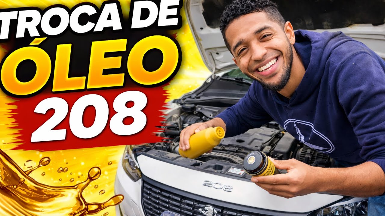 Peugeot 208 – Troca de Óleo e Filtro Passo a Passo (Fácil e Rápido)