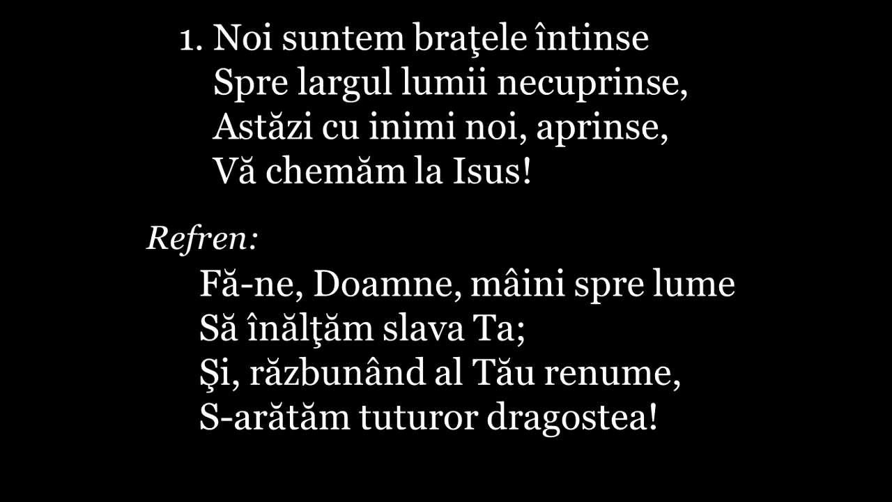 427V Noi suntem bratele intinse