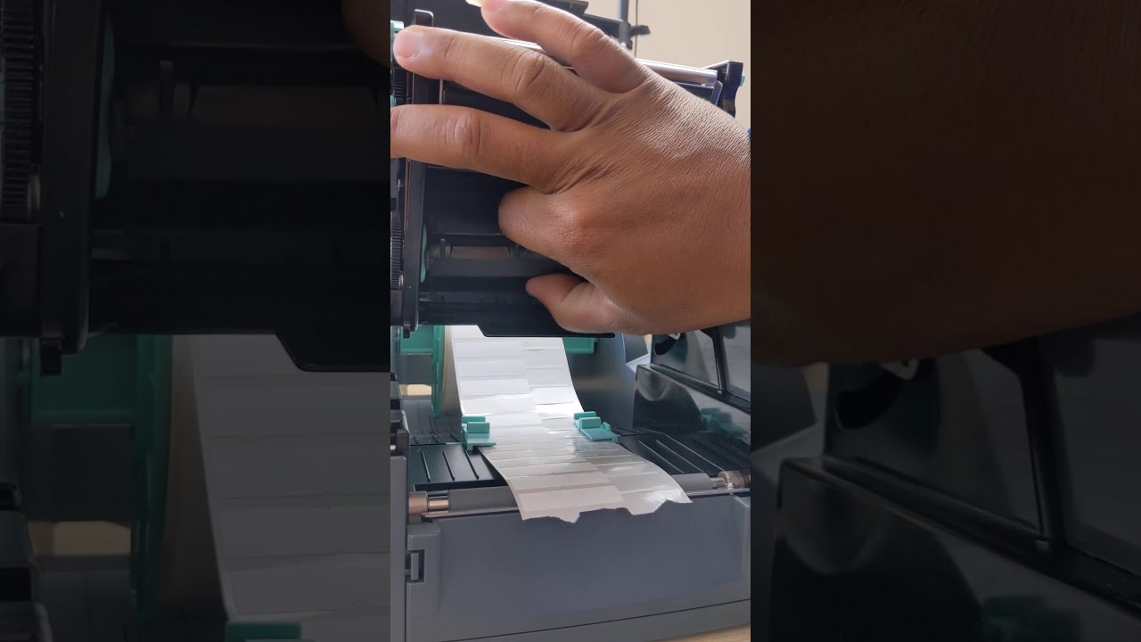 How to install paper and Ink Ribbon Godex G500