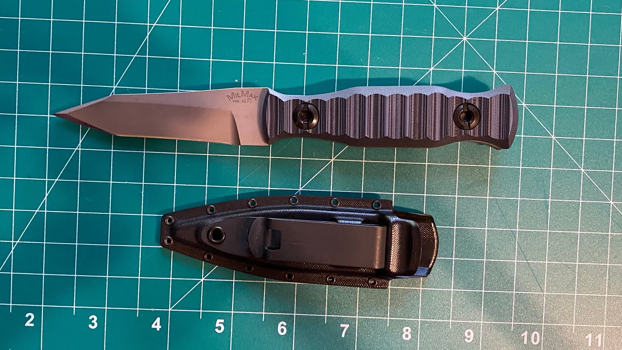 Milmak Blades Gladius (production version from Dauntless Mfg): first impressions and overview