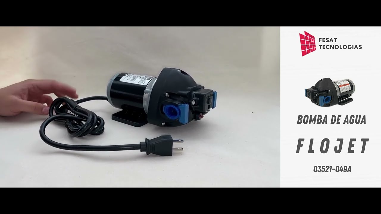 BOMBA FLOJET TRIPLEX HI-FLOW 03521-049A 115VCA 60PSI 15LPM