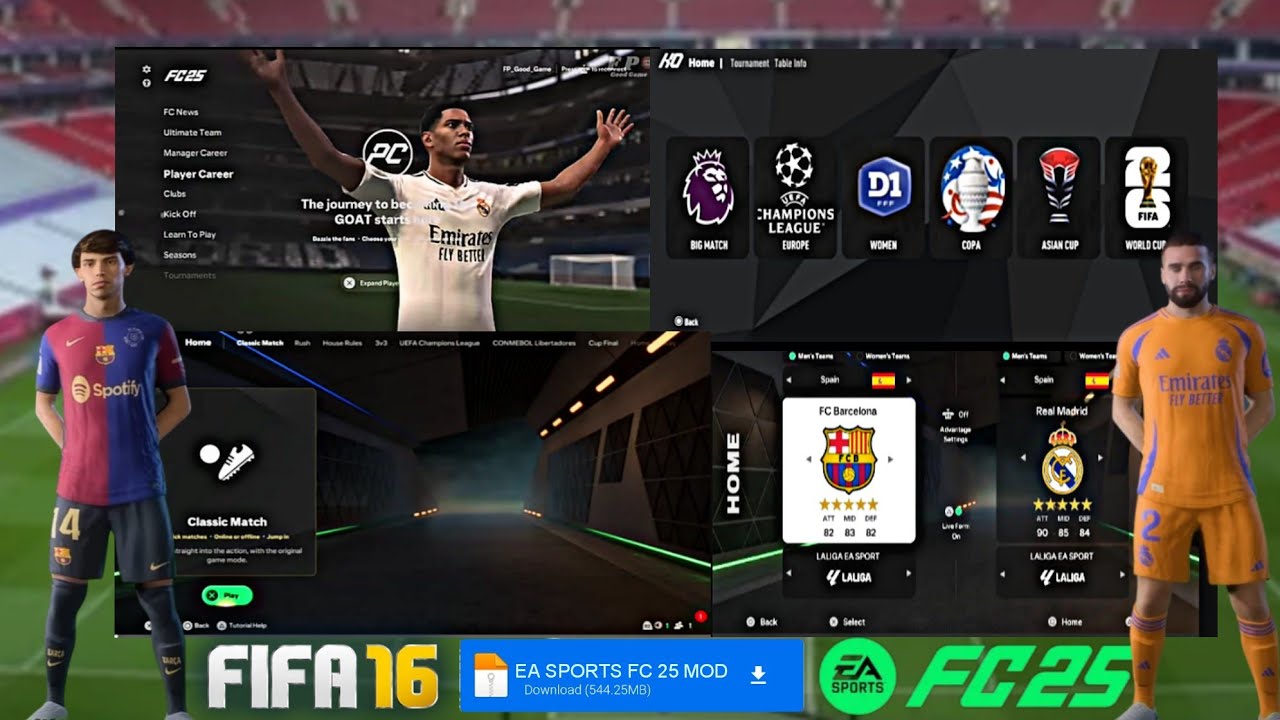 FIFA16 MOD EA SPORTS FC 25 | New Mod #2