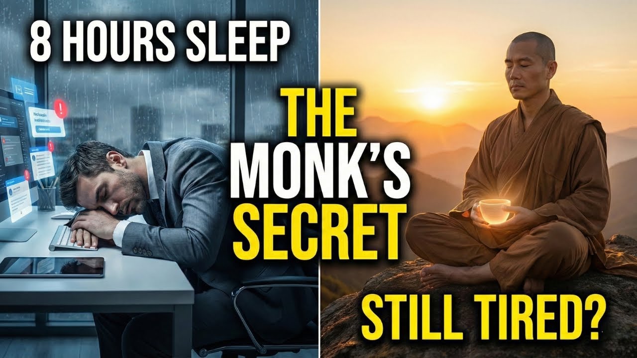 The Monk’s Lesson Why You Wake Up Tired Even After 8 Hours of Sleep