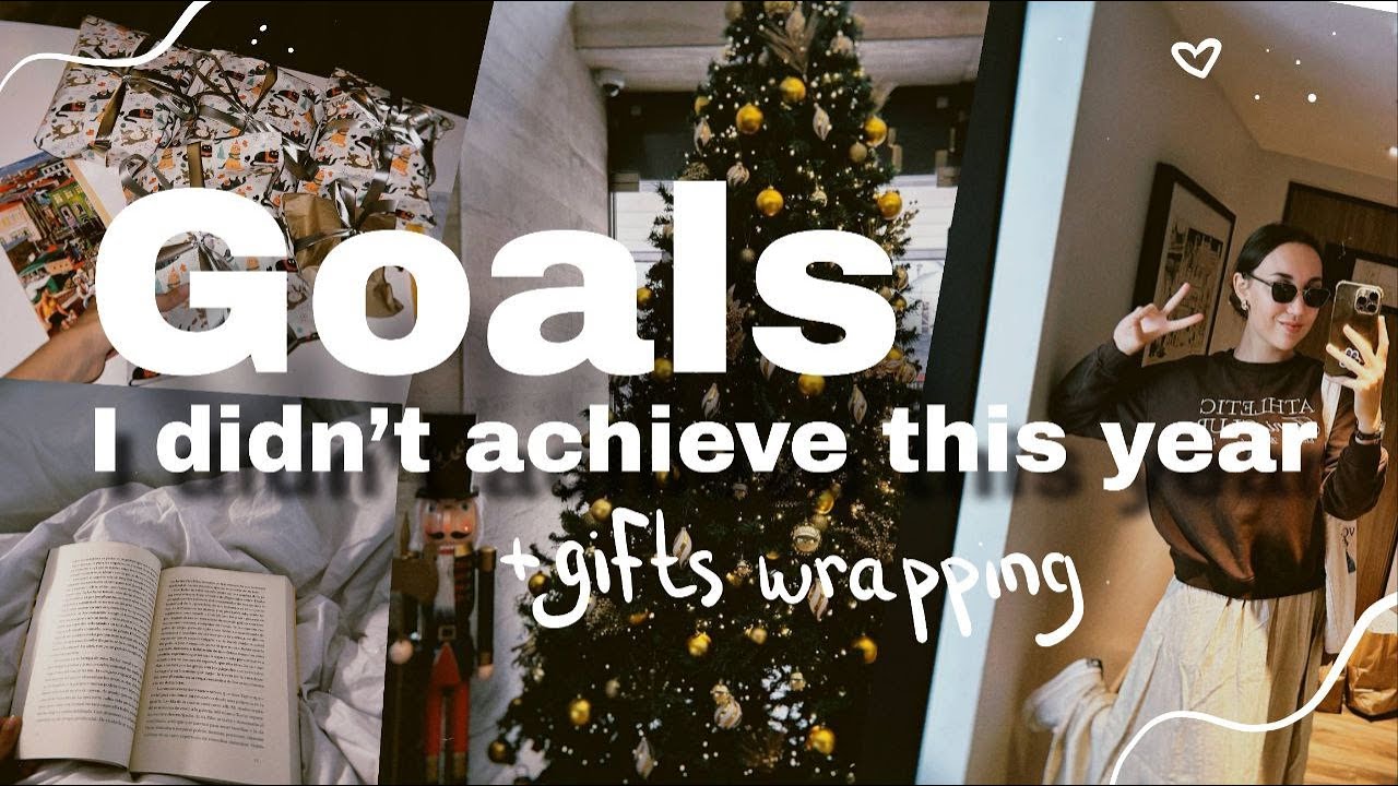 Last minute gift wrapping, slowing down and sharing my failures 🎄