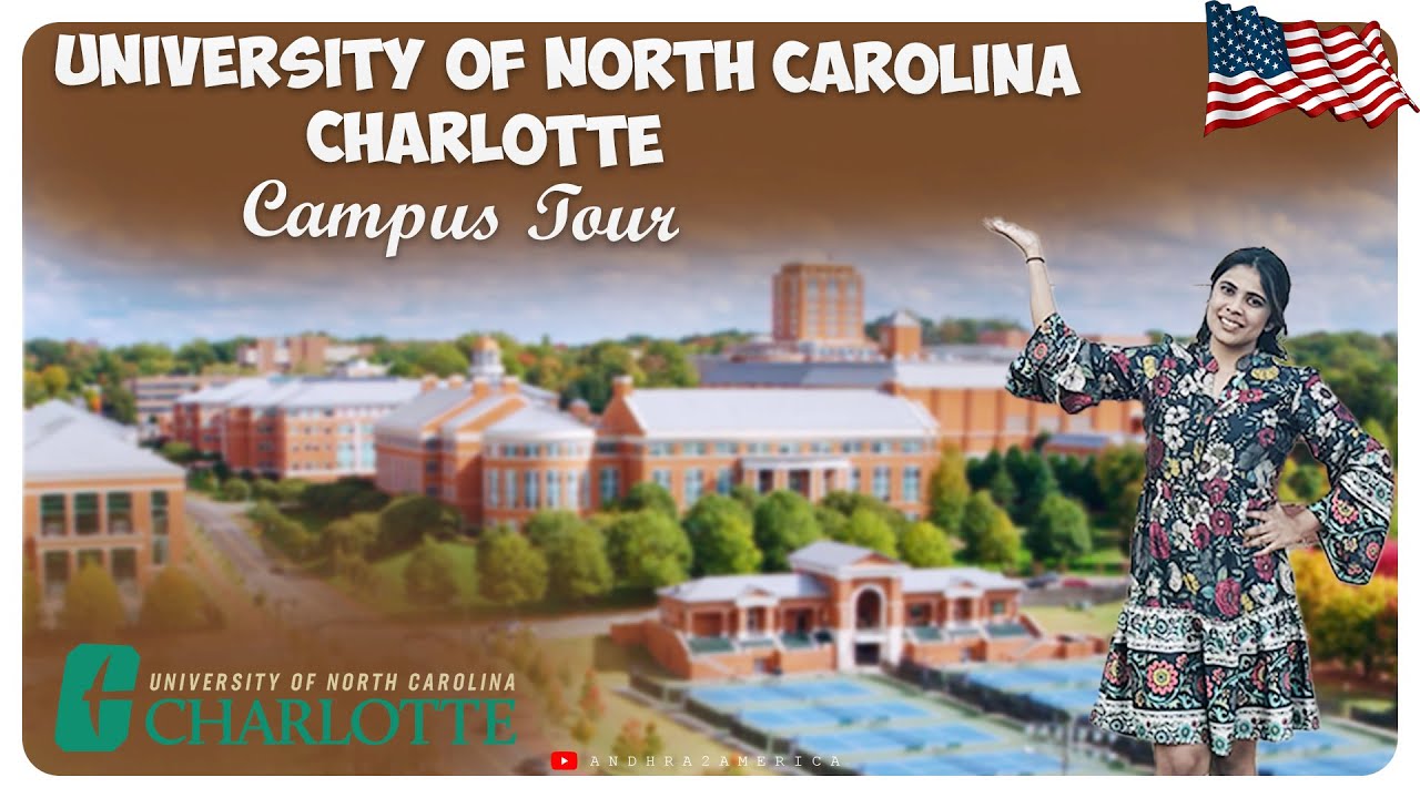 University Of North Carolina Charlotte Campus tour | USA vlog @andhra2america