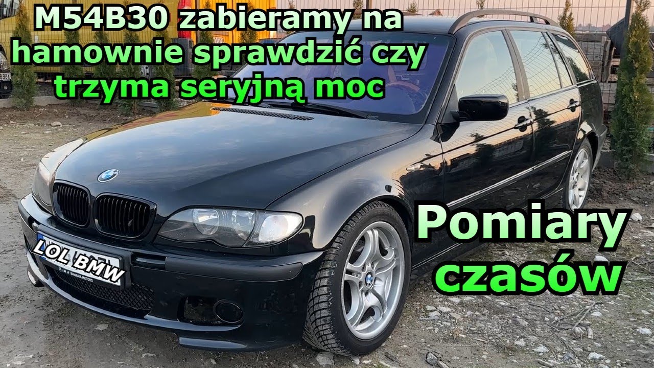 E46 330i Touring do driftu zabieramy wóz na hamownie e46 330i acceleration