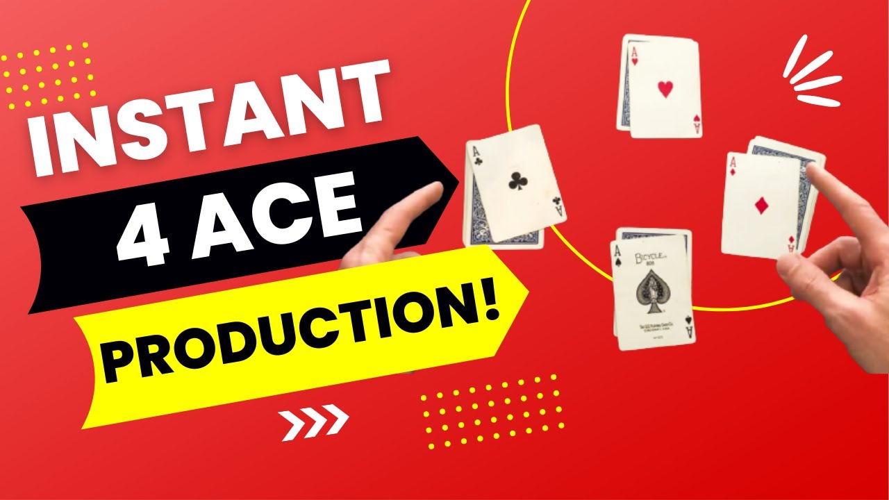 Instantly Produce ALL 4 ACES! (Four Ace Table Production Trick Tutorial)