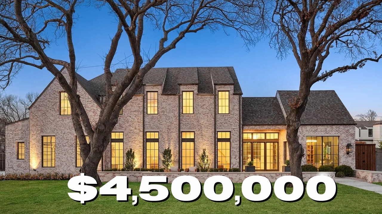 DALLAS REALTORS TOUR A $4.5M TRADITIONAL HOME | STUNNING CUSTOM LUXURY HOUSE TOUR DALLAS TEXAS